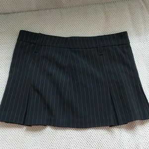 Pinstripe mini skirt